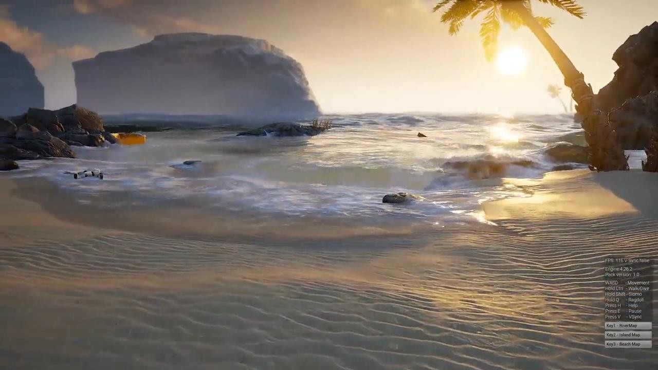 虛幻5生存新作《無家可歸》新視頻 海灘場景逼真