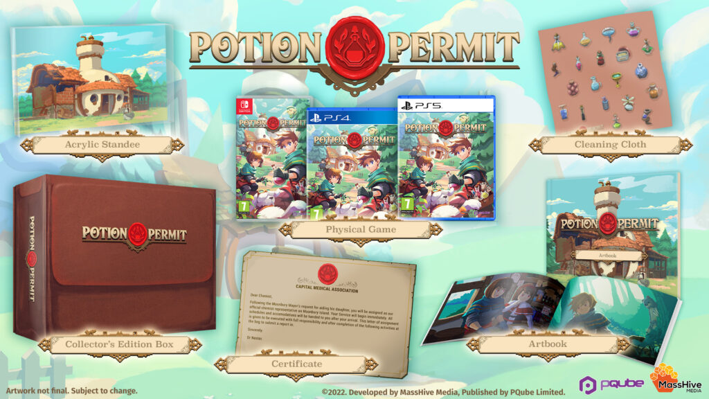 像素風遊戲《Potion Permit》主機實體版公佈
