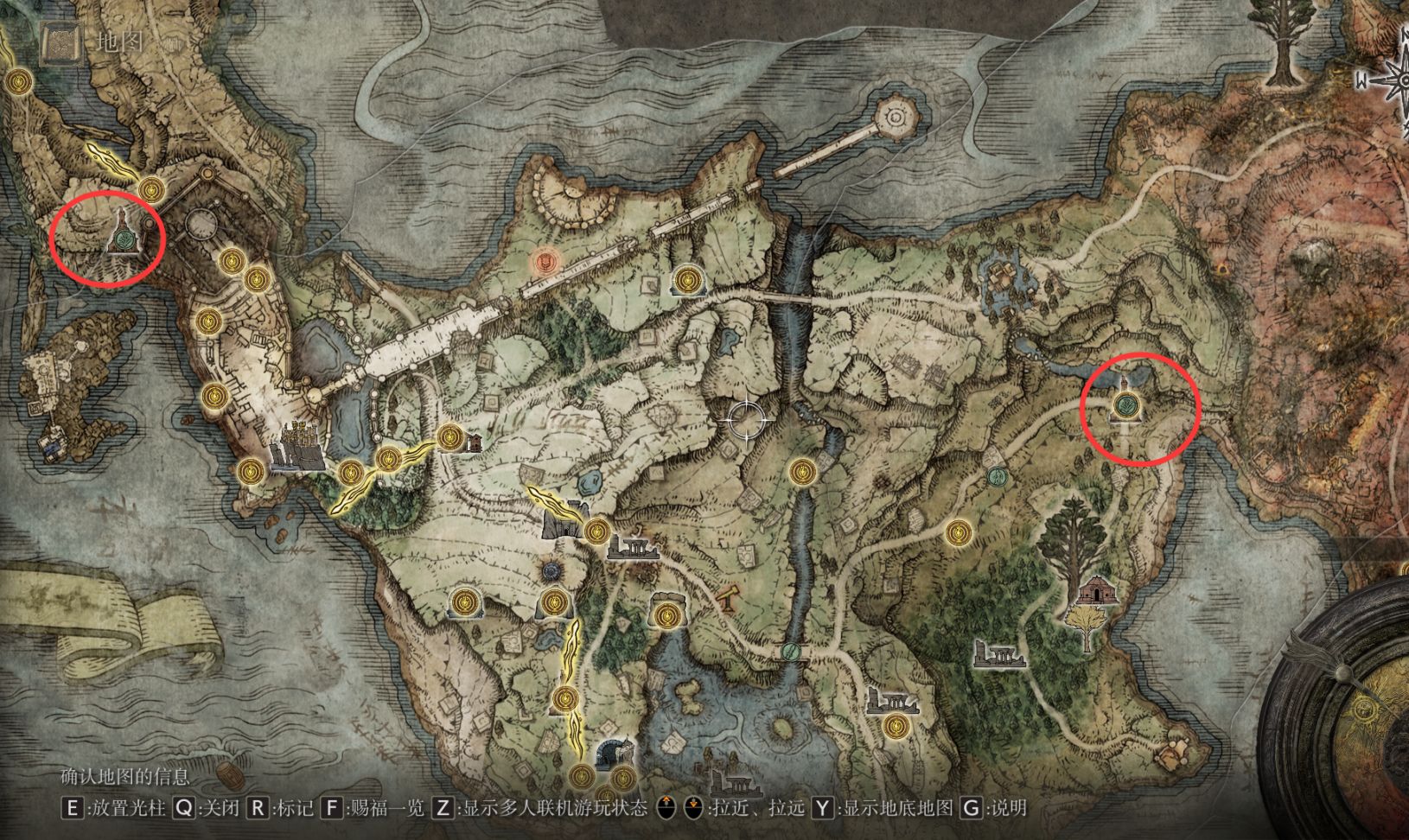 《艾爾登法環》聖杯滴露位置地圖一覽 聖杯滴露在哪找？