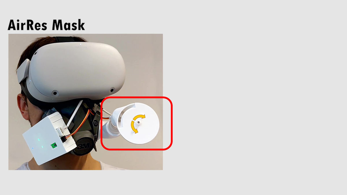 仿佛潛龍諜影片場來的 科學家製造VR呼吸面罩造型科幻