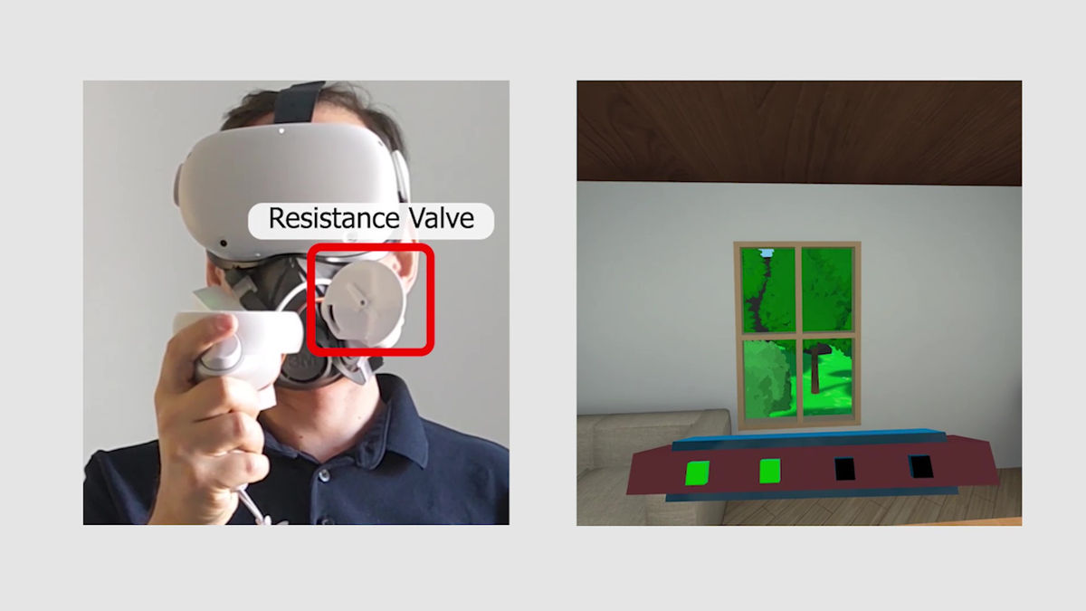 仿佛潛龍諜影片場來的 科學家製造VR呼吸面罩造型科幻