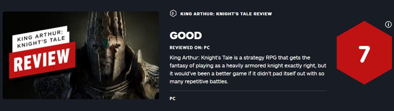 《亞瑟王》獲IGN 7分評價：故事有趣，但戰鬥重復