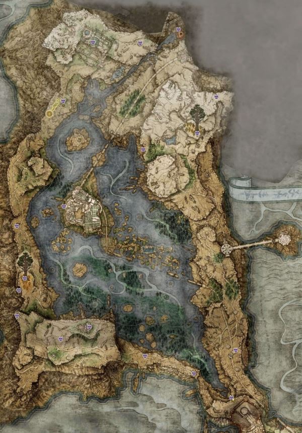 《艾爾登法環》湖之利耶尼亞地圖攻略 墓地、洞窟、BOSS及道具位置匯總