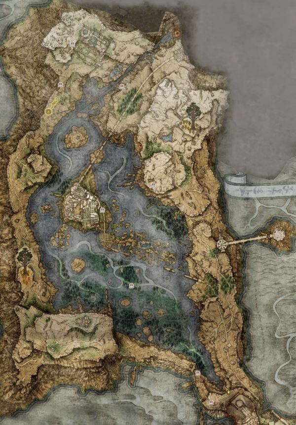 《艾爾登法環》湖之利耶尼亞地圖攻略 墓地、洞窟、BOSS及道具位置匯總