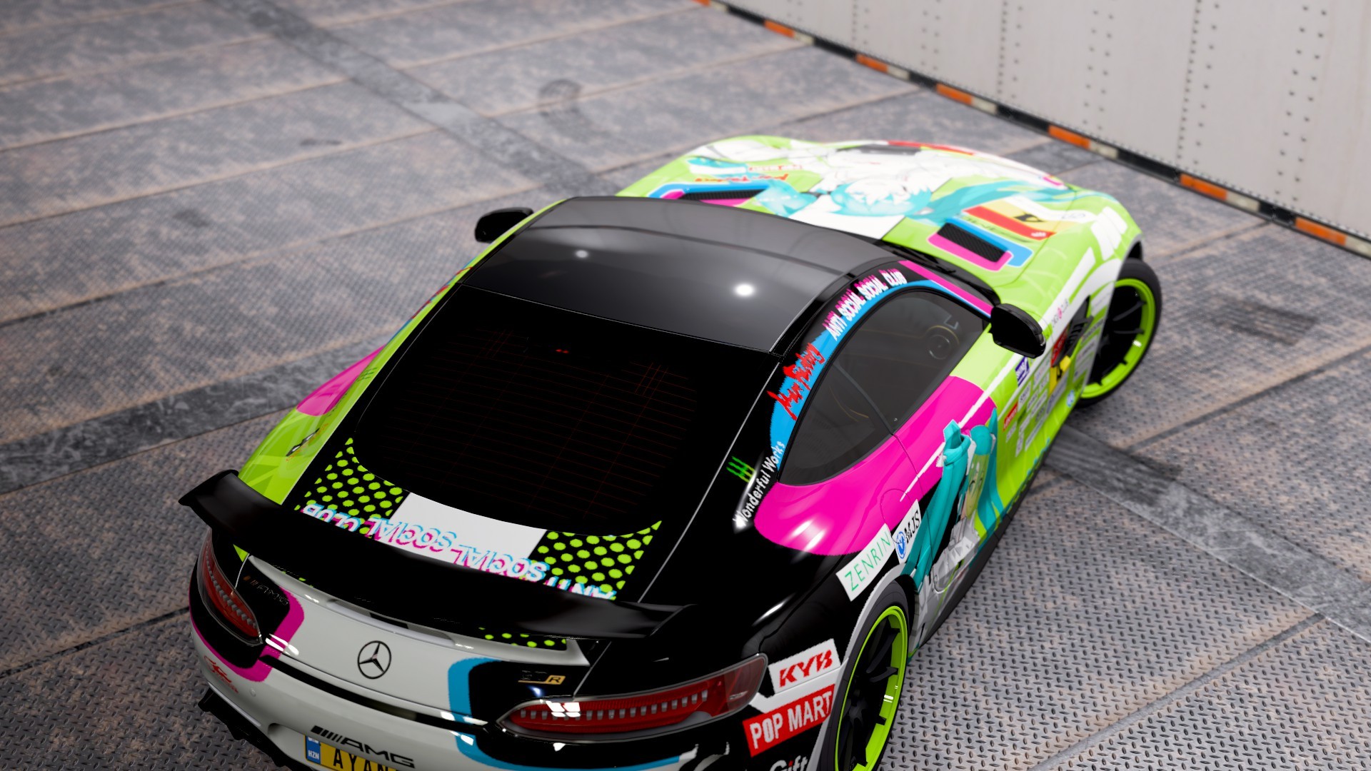 《極限競速地平線5》初音未來痛車塗裝分享