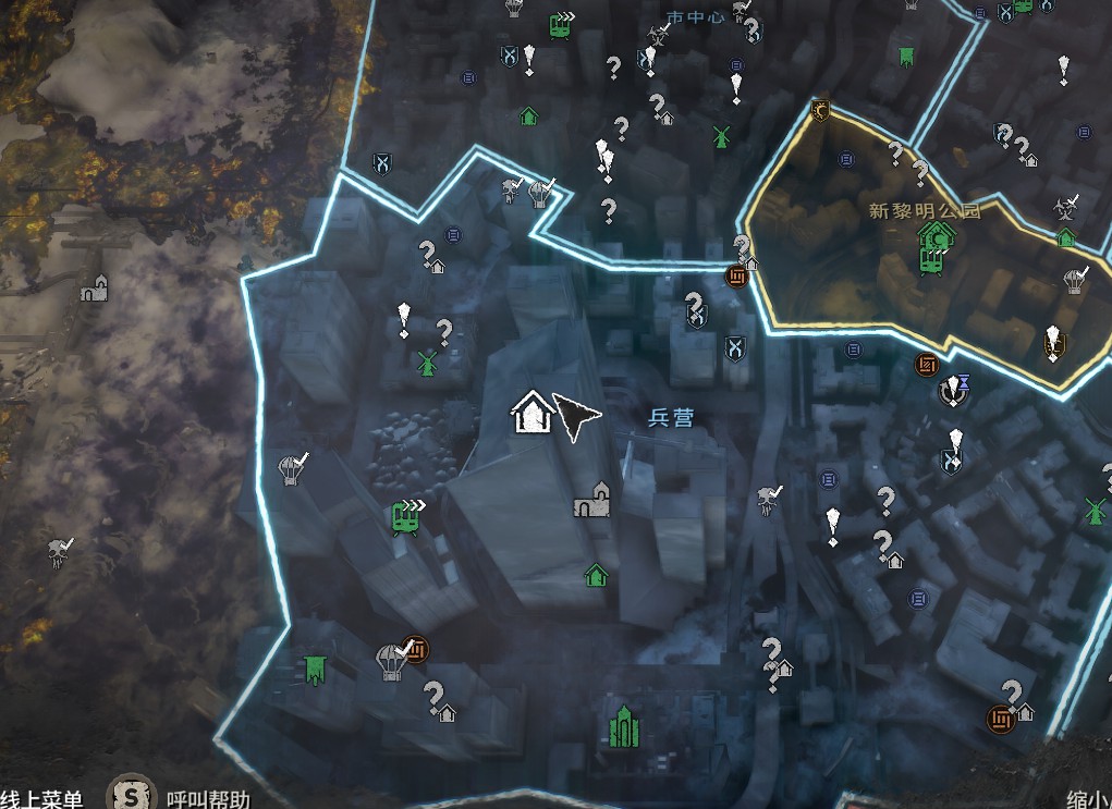《垂死之光2》地圖各設施及資源位置匯總 電站、水塔與地鐵站位置標注