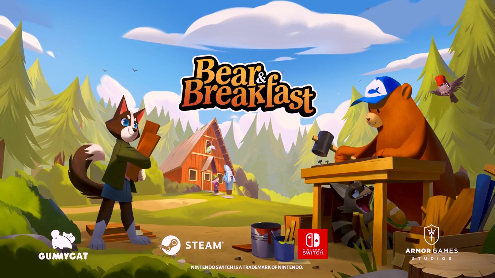 休閒管理冒險遊戲《熊與早餐》7月28日推出