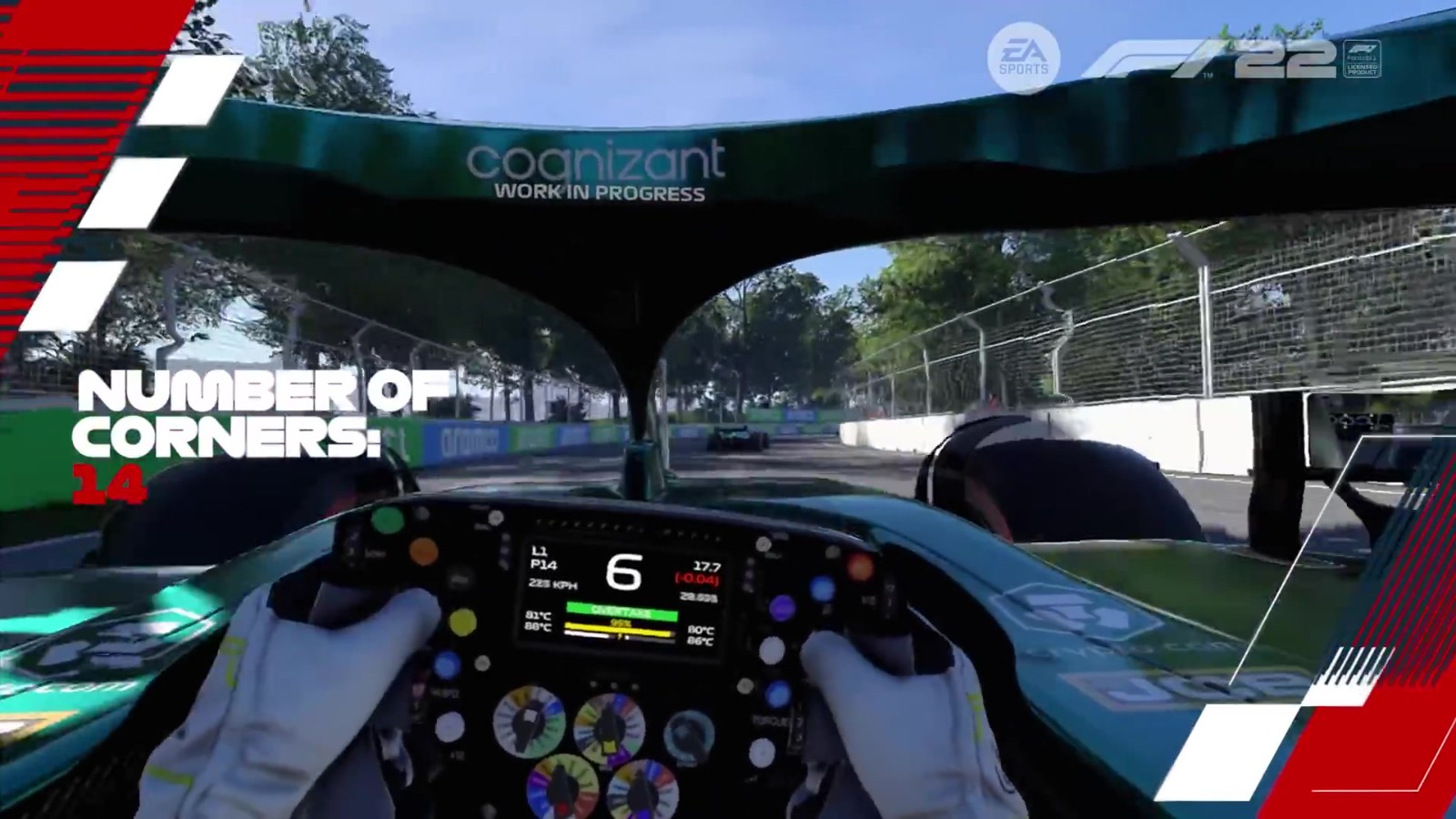 《F1 22》新預告片展示了PC獨占VR實機視頻