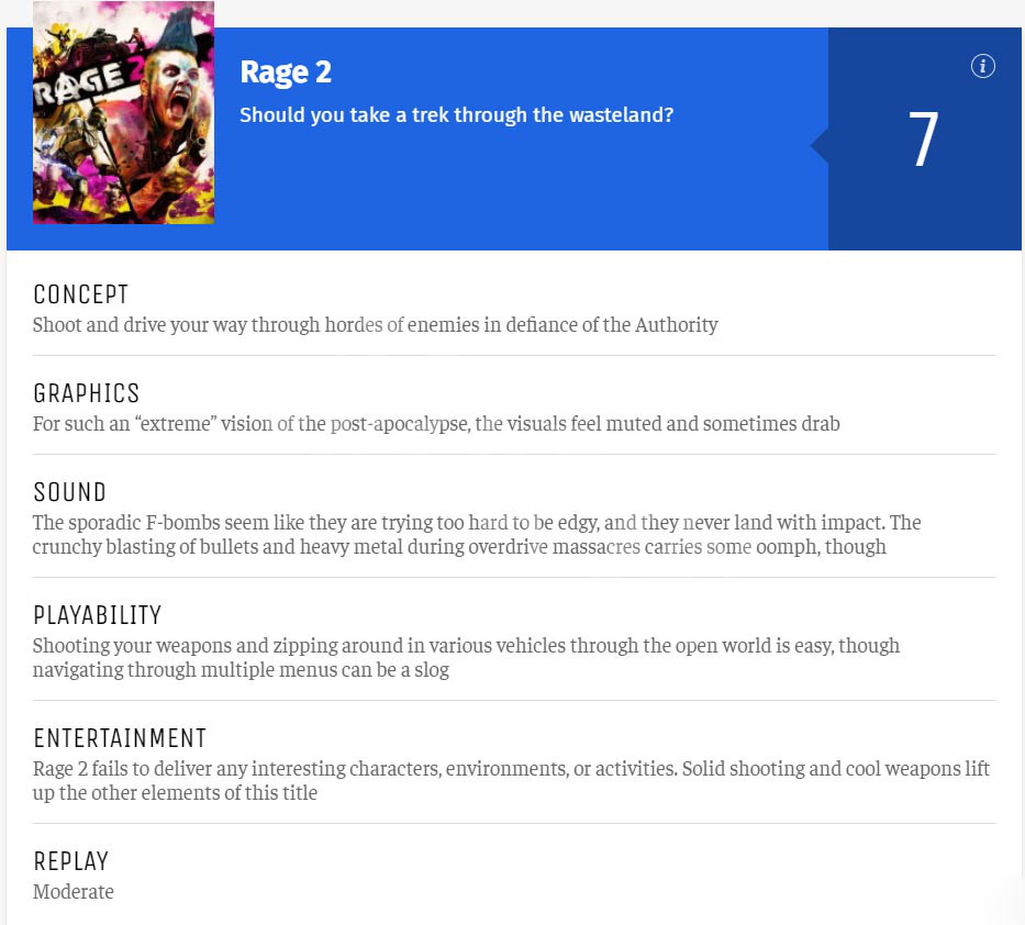 《狂怒煉獄2》媒體評分匯總 遊戲媒體評價怎麼樣