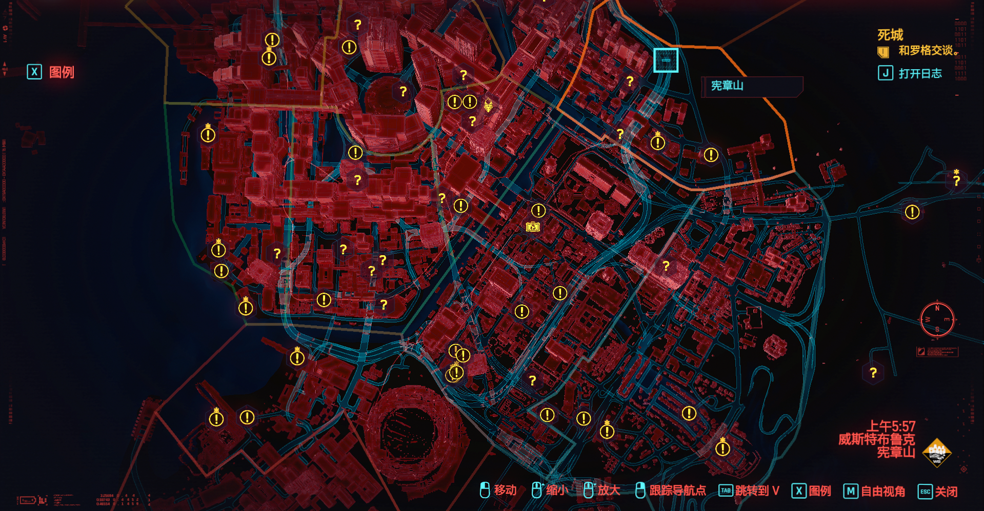 《電馭叛客2077》地圖任務點在哪 地圖任務點一覽