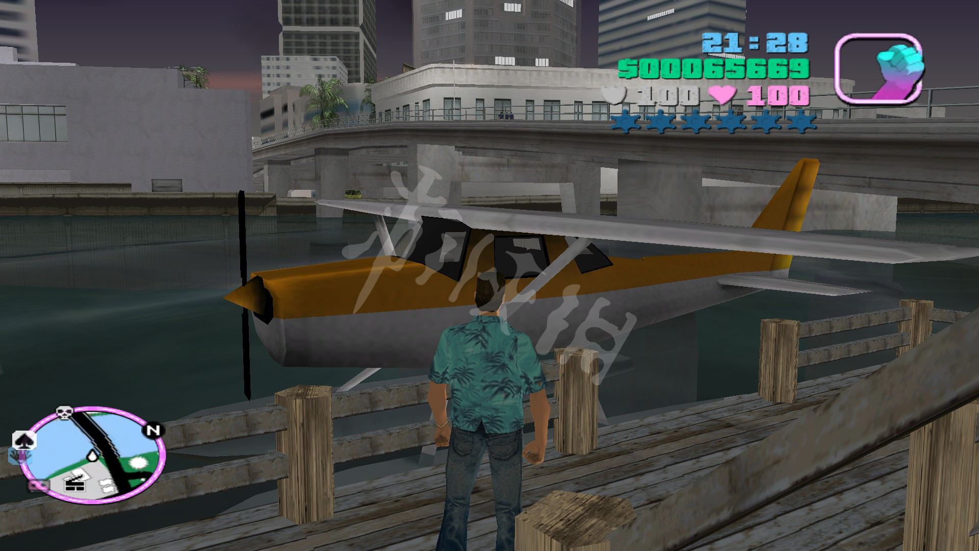 《俠盜飛車罪惡都市》電影場水上飛機在哪 電影場水上飛機位置一覽