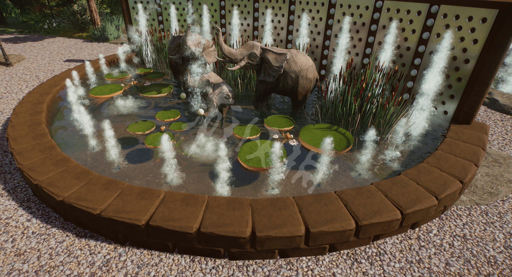 《動物園之星》噴泉怎麼造 噴泉建造方法