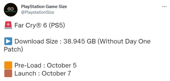 《極地戰嚎6》PS5容量多大？PS5版容量及後續更新計劃一覽