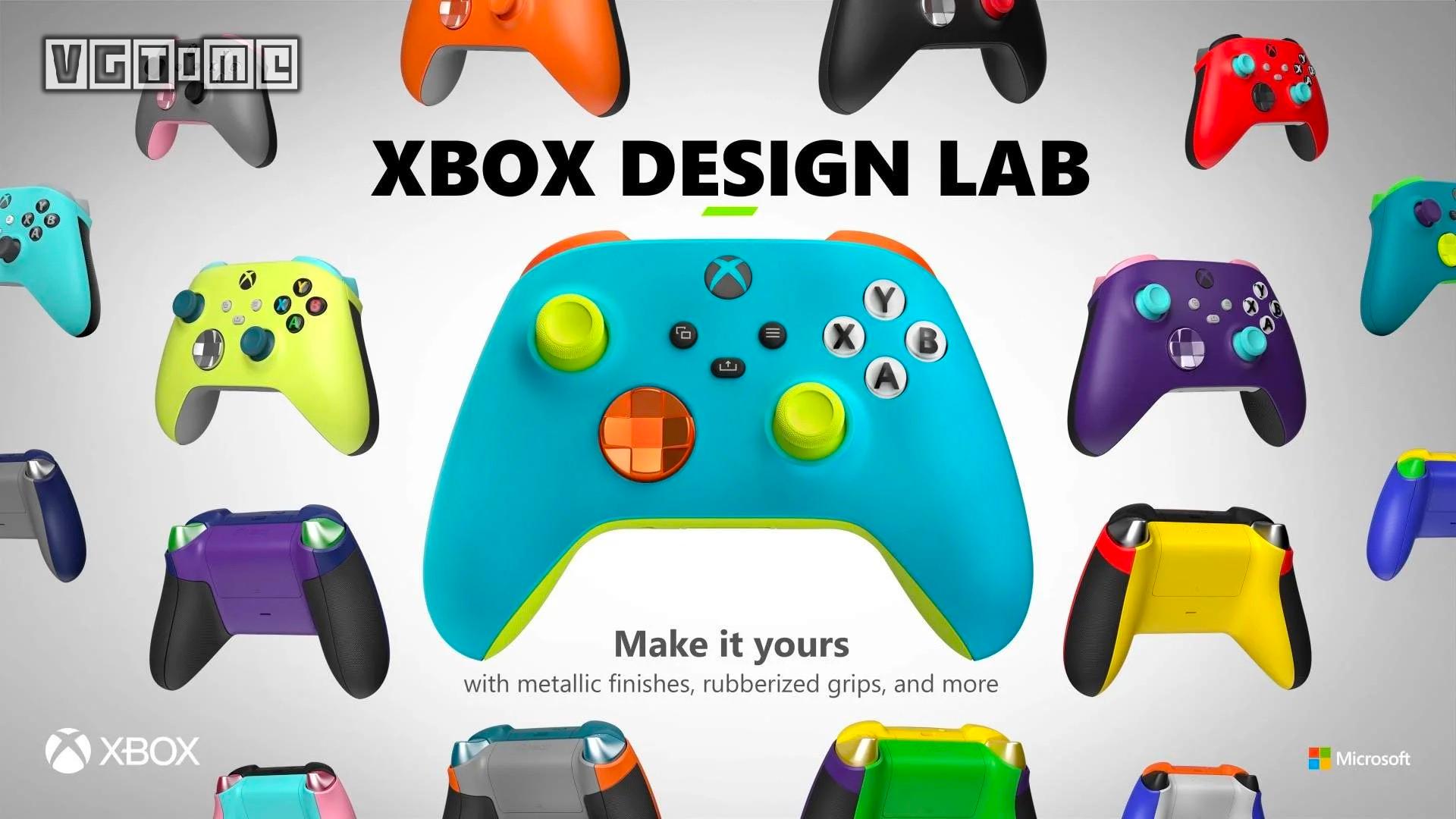 Xbox設計實驗室新增配色選擇，將在更多國家和地區上線
