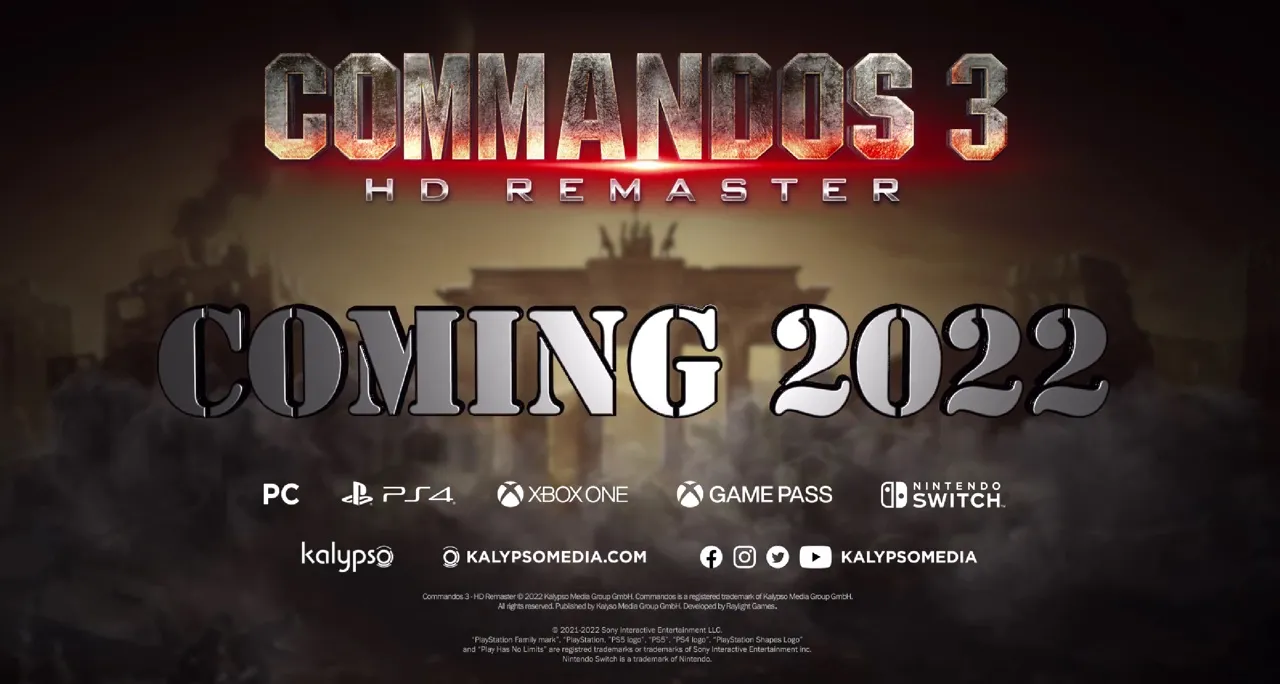 《盟軍敢死隊 3》將推出高清重製版，2022 年 9 月發售並加入 XGP