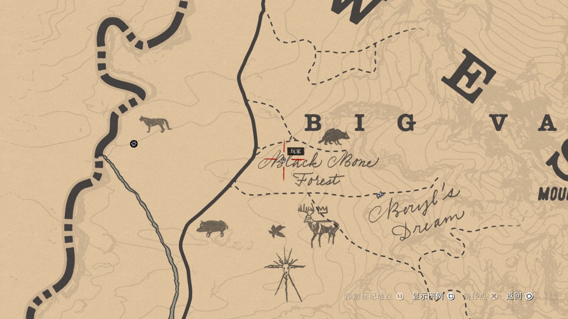《碧血狂殺2》傳奇公鹿找不到位置怎麼辦 傳奇公鹿位置地圖分享