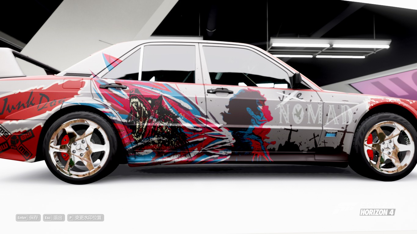 《極限競速地平線4》梅賽德斯奔馳190E塗裝分享 MEGALO BOX塗裝