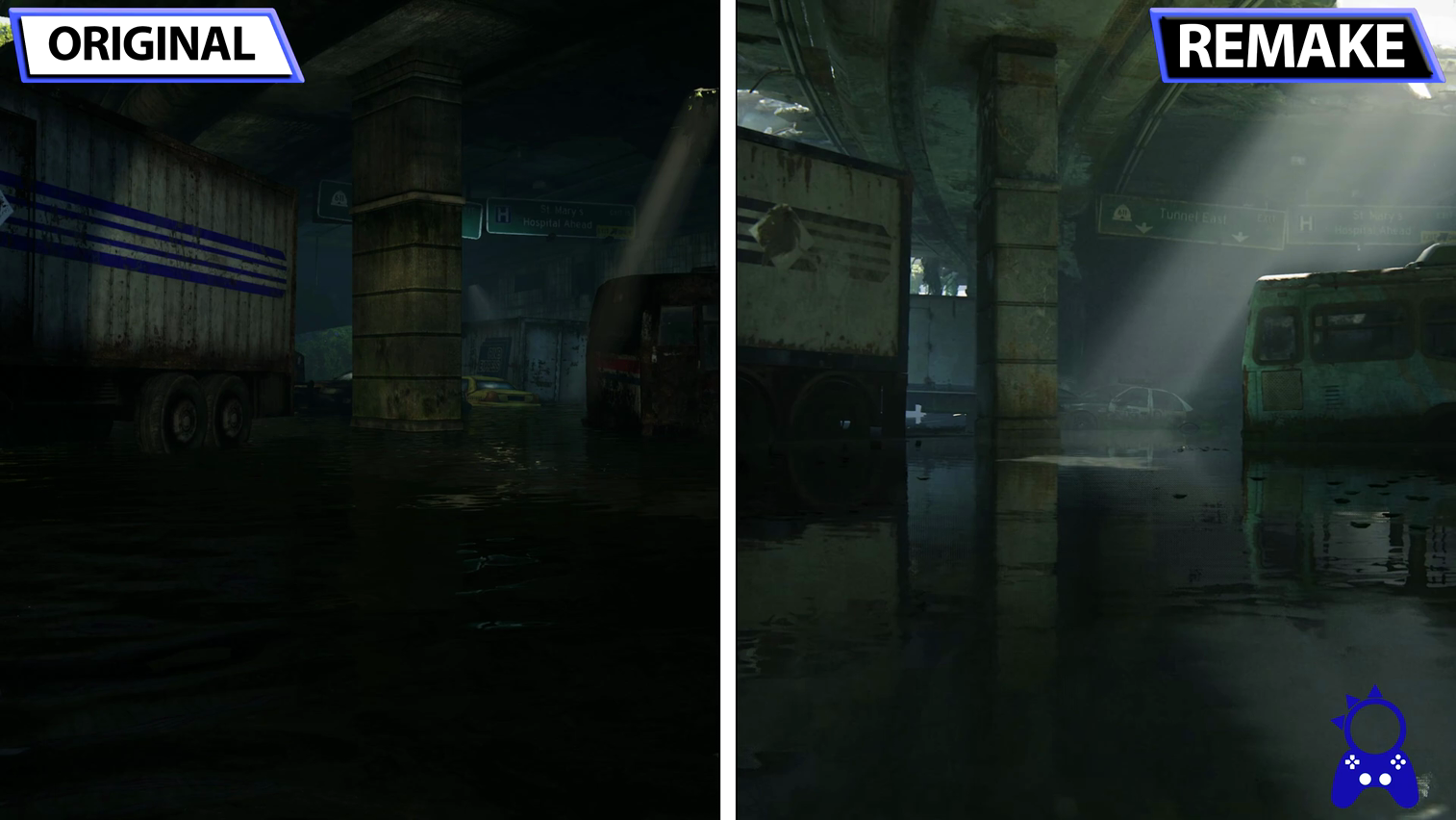 《最後生還者》與原版畫面對比視頻：光影提升巨大