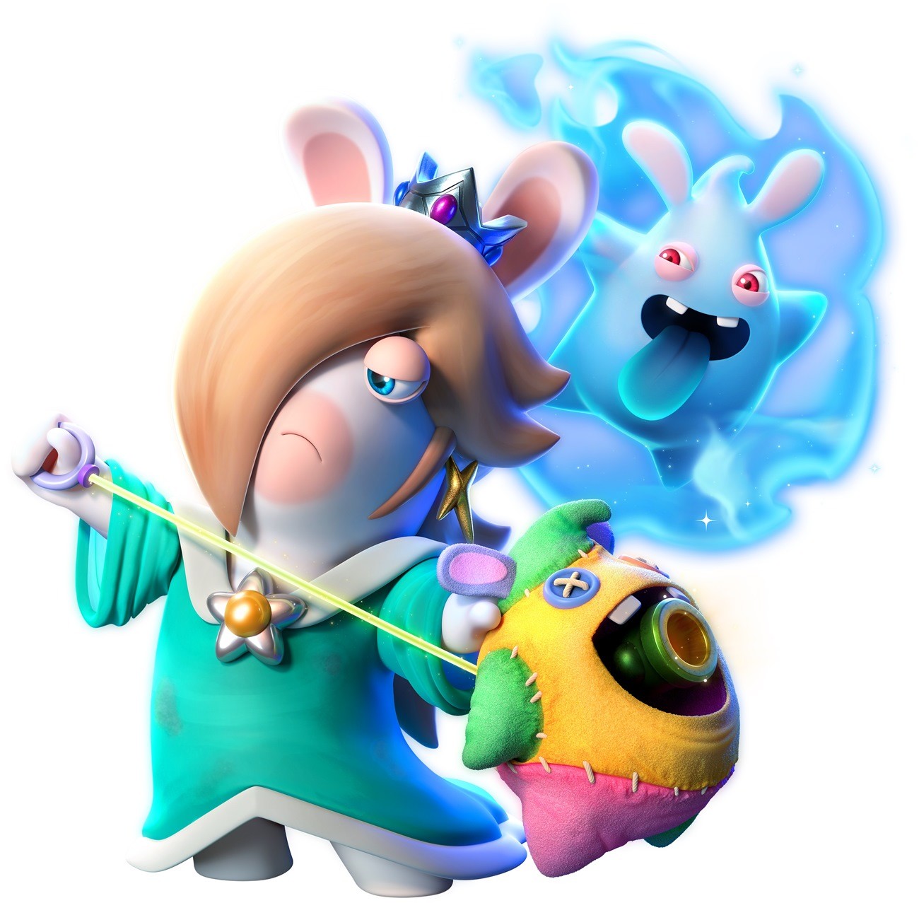 策略遊戲《瑪利歐+瘋狂兔子星耀之願》官方公佈藝術圖
