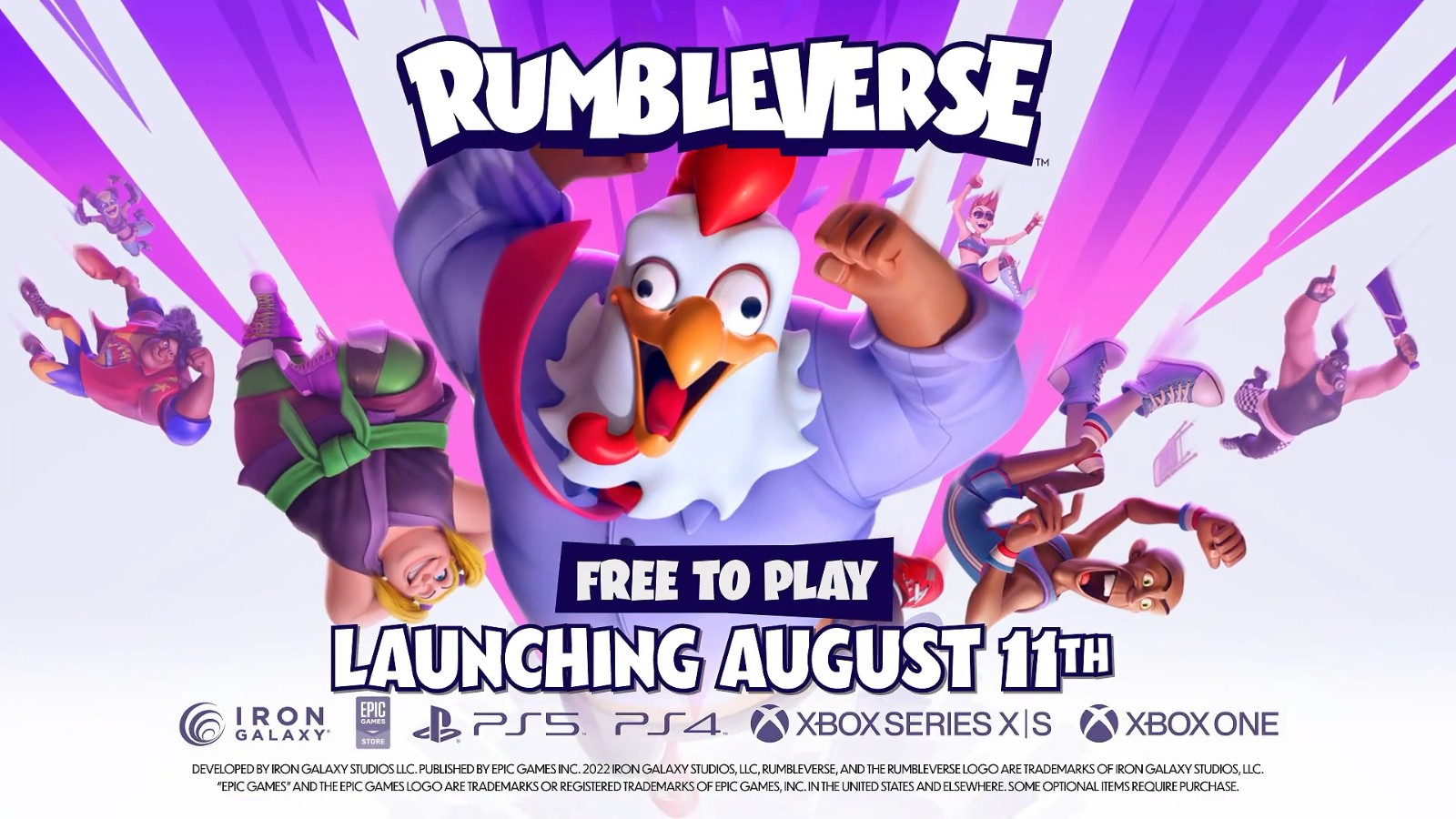 免費多人遊戲《Rumbleverse》8月11日發售 新預告發布