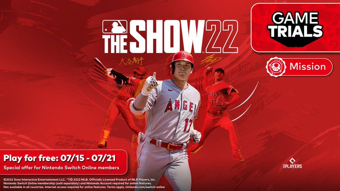 美服NSO會員 可限時免費遊玩《MLB The Show 22》