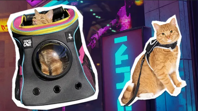 貓貓遊戲《迷失》推出聯名款貓包和牽引繩 售價1200元