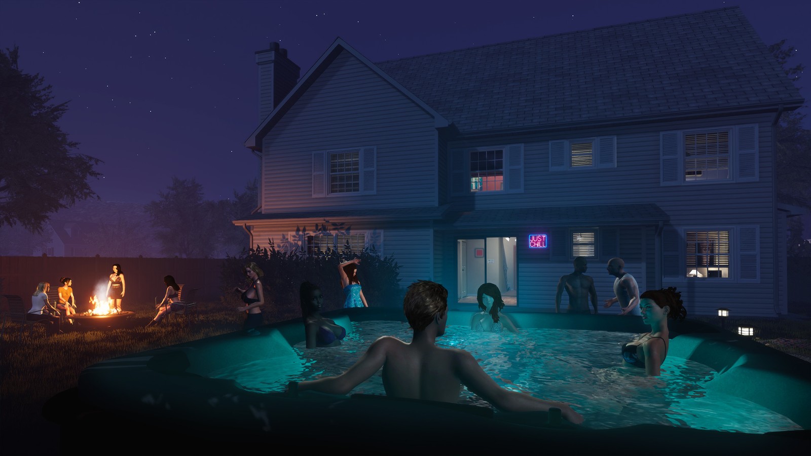 18+喜劇冒險遊戲《家庭派對》現已在Steam正式發售 獲特別好評