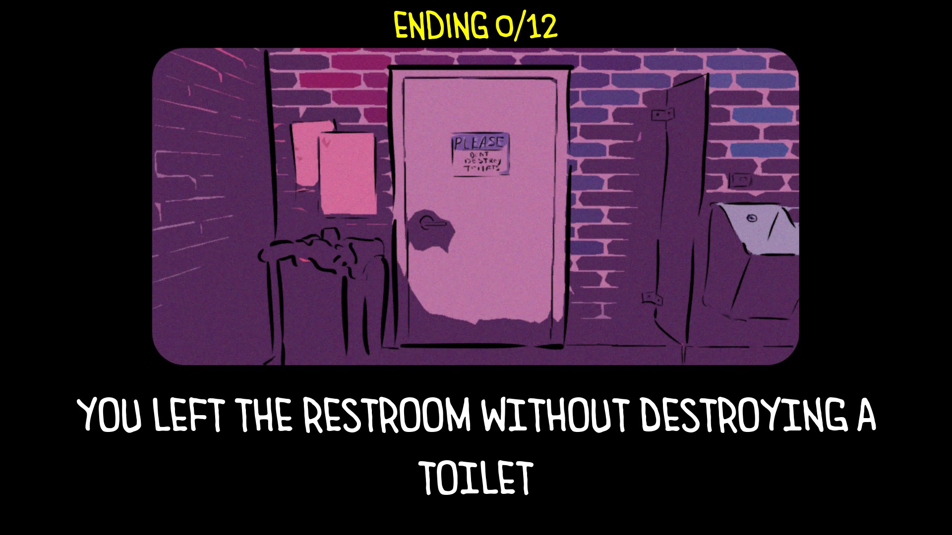 神奇小遊戲《廁所編年史》還有一個「隱藏結局」