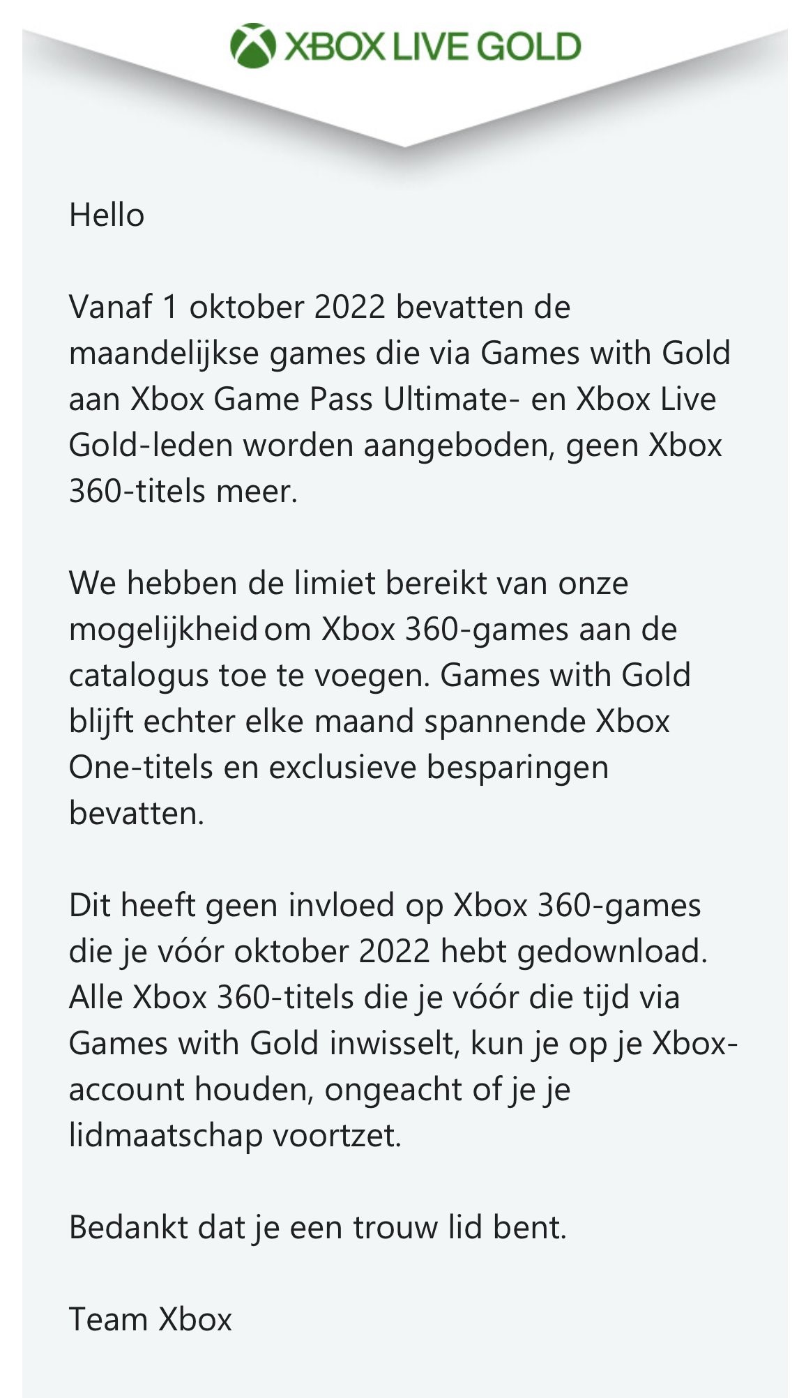 10月起Xbox金會員免費遊戲將不再提供Xbox 360遊戲