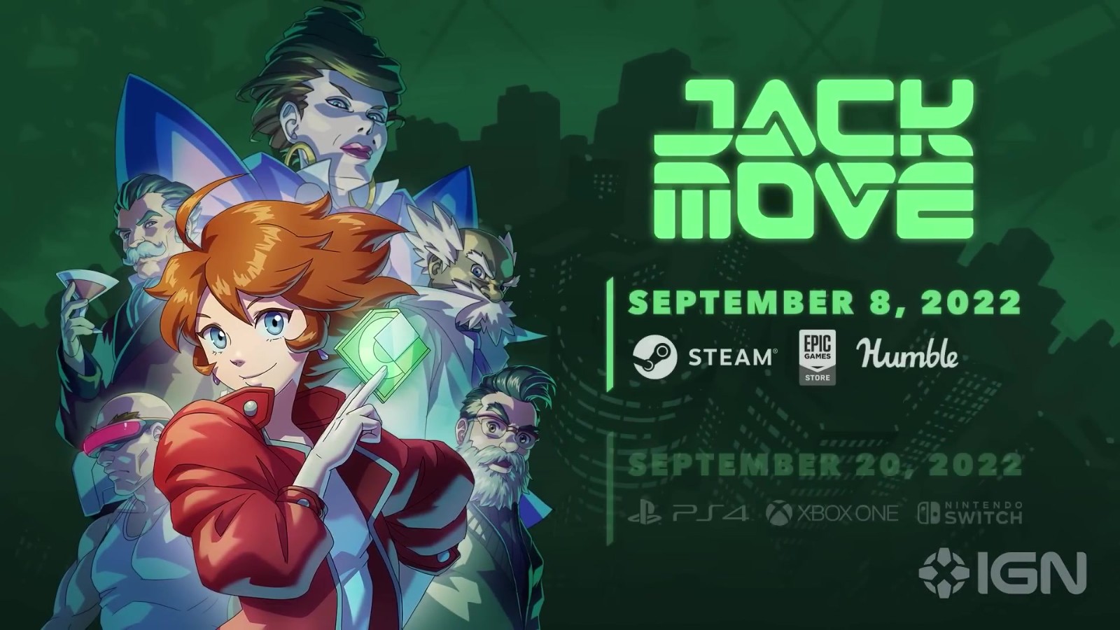 數碼龐克JRPG《Jack Move》9/8日登陸各平台