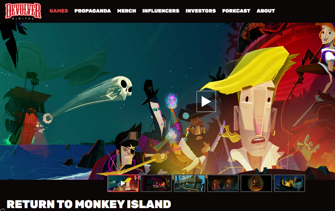 《重返猴島》發售日泄露D社網頁原始碼顯示為9月1號