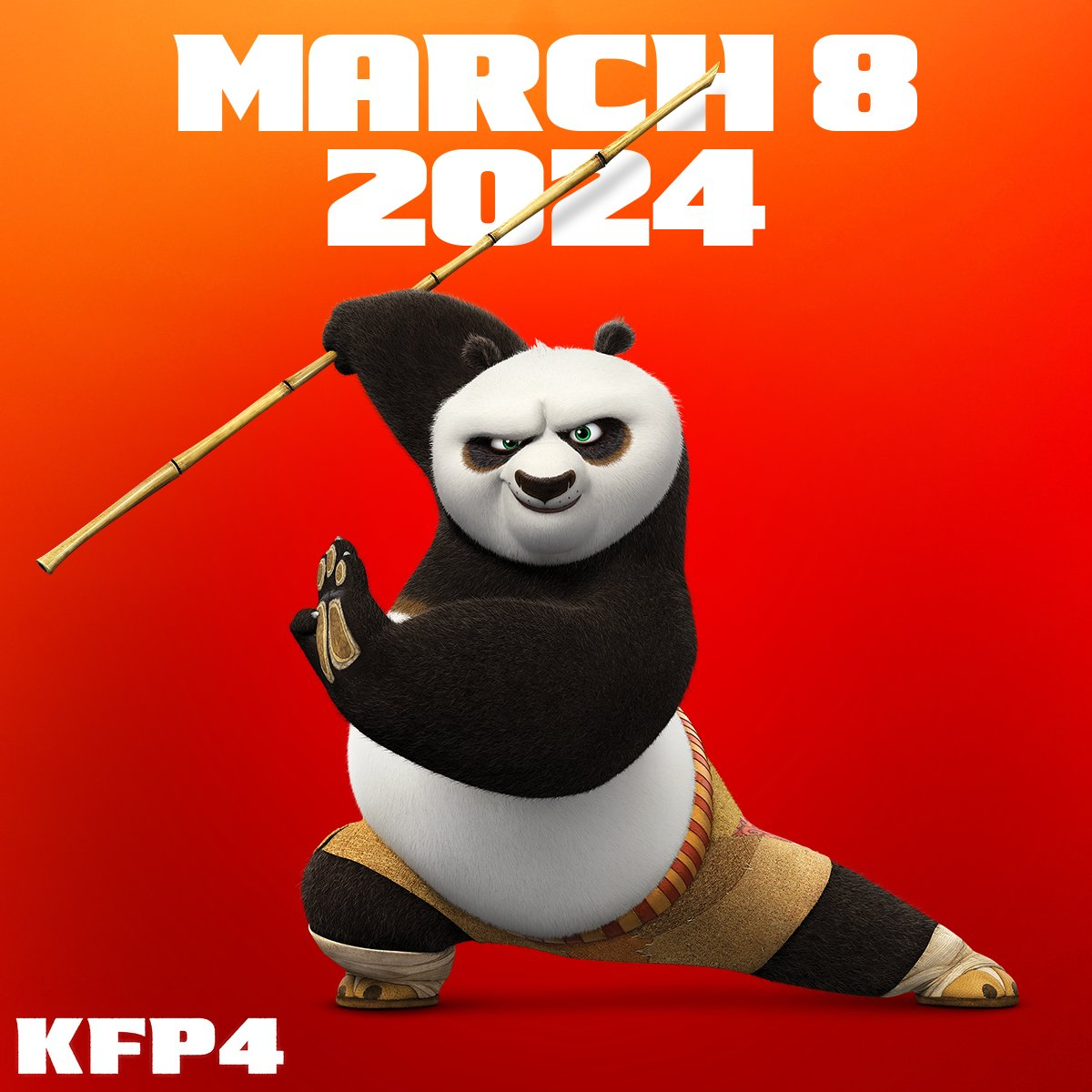 《功夫熊貓4》定檔2024年3月8日上映