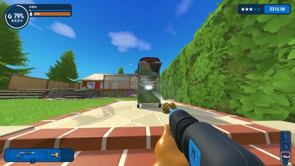 遊戲里的高壓水槍，有短視頻里那麼解壓嗎