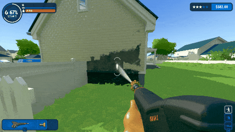 遊戲里的高壓水槍，有短視頻里那麼解壓嗎