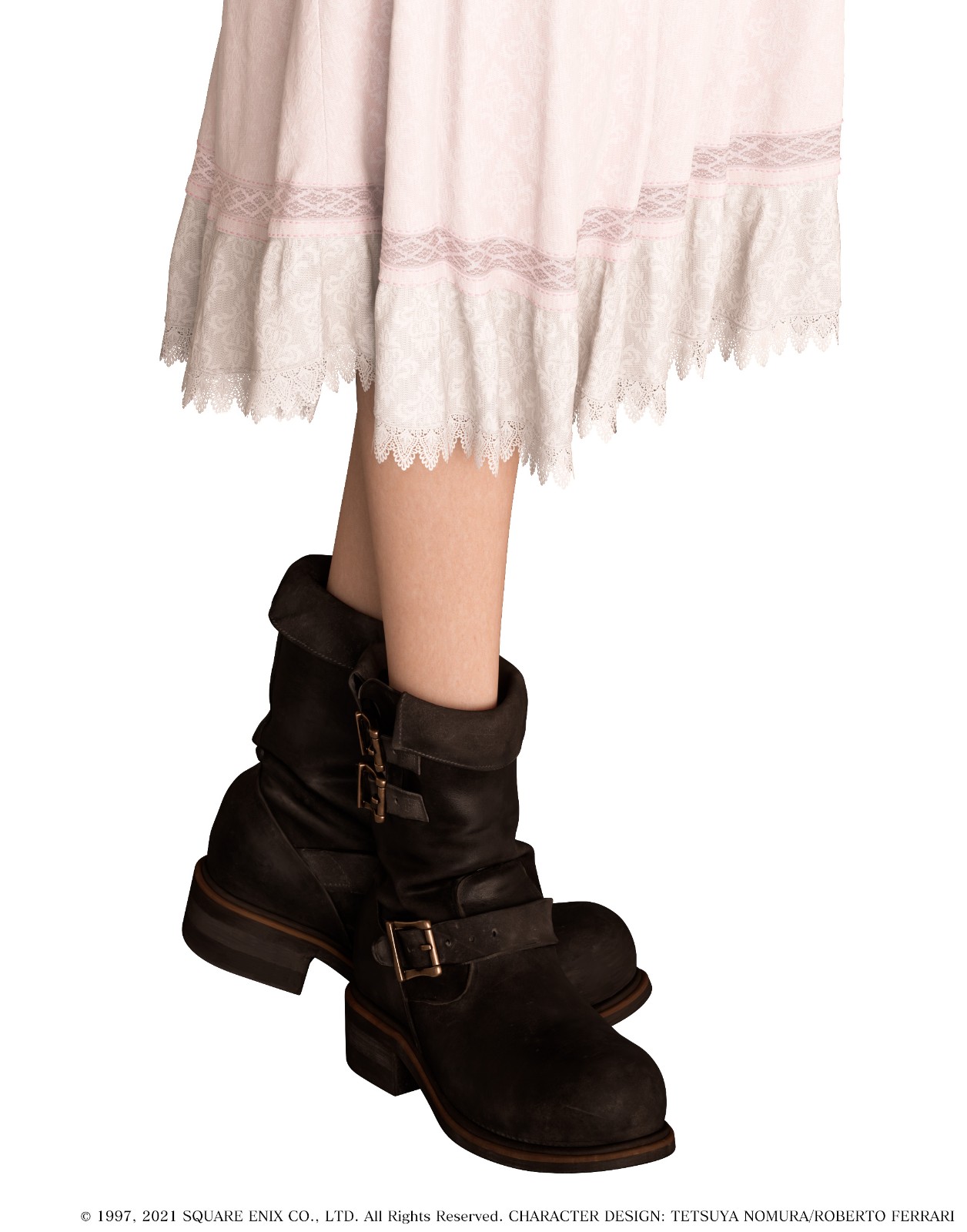 《最終幻想7重製版》愛麗絲造型細節圖 粉絲帶可愛