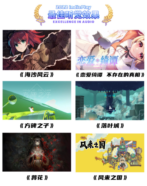 2022 indiePlay中國獨立遊戲大賽入圍名單公佈！11月13日公佈各獎項最終歸屬！