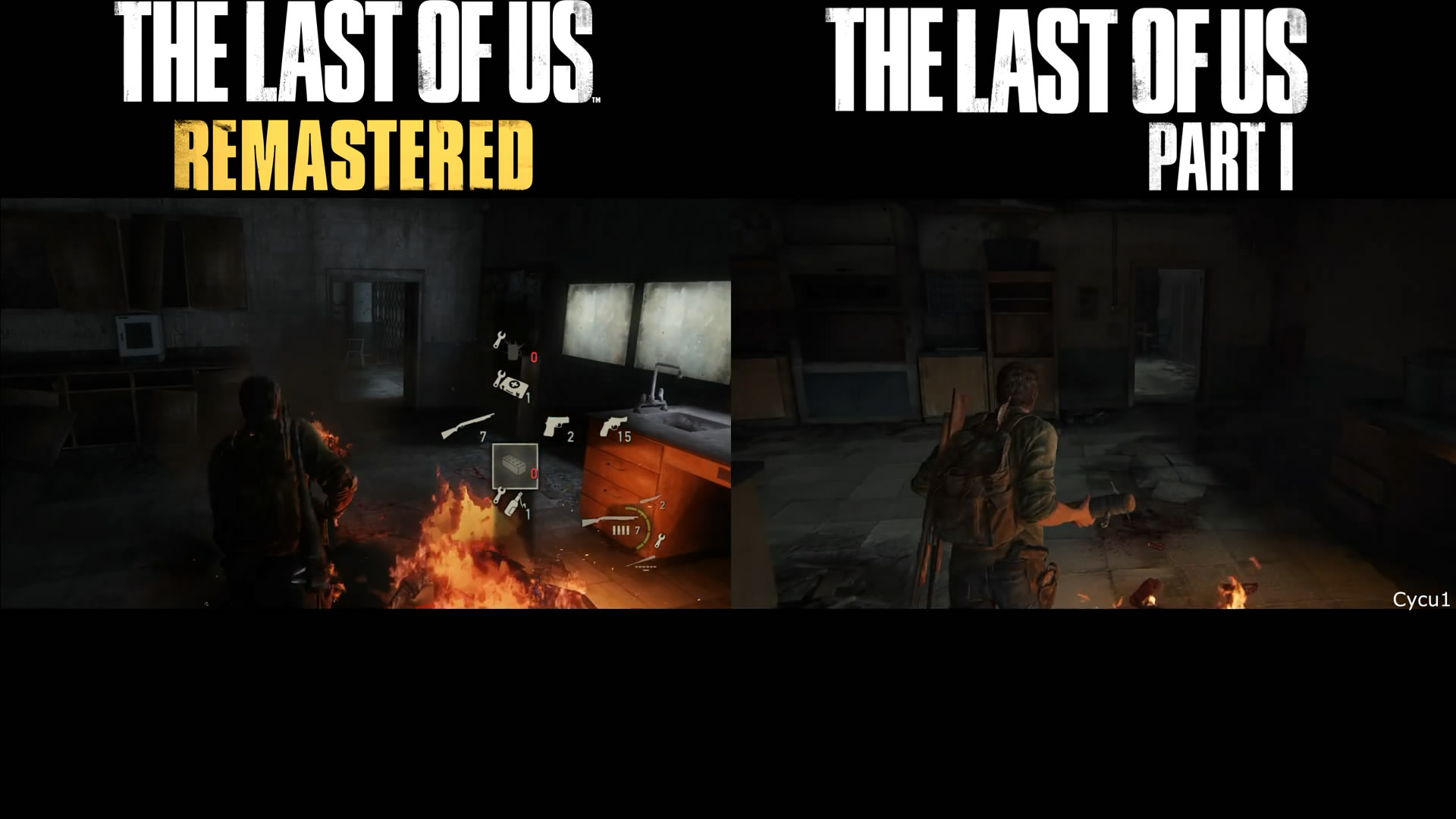 PS5《最後生還者重製版》畫面 VS PS4復刻版遊戲