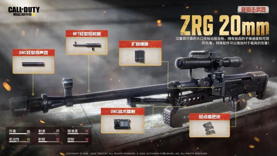 《決勝時刻手遊》無間列車版本更新介紹 新武器ZRG20mm新近戰蝴蝶刀