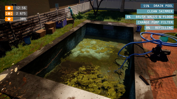 萬物皆可模擬《泳池清潔模擬器》上架Steam 預告賞