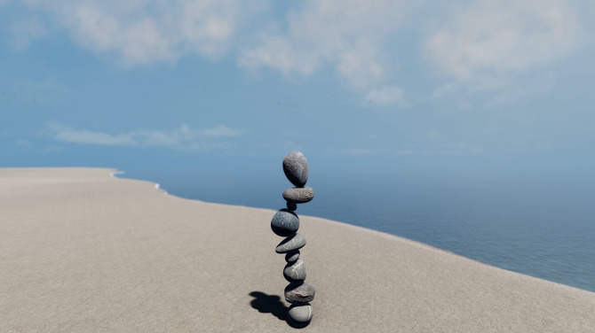 放鬆解壓休閒疊石頭遊戲《平衡石》Steam現已發售