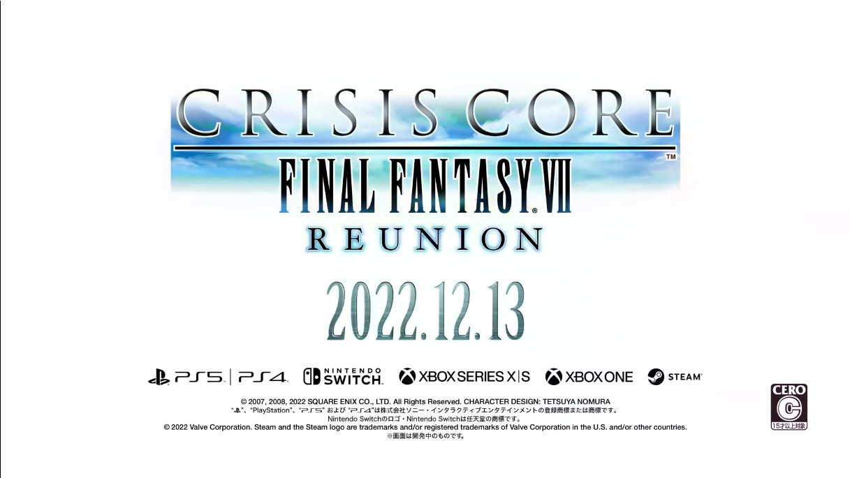 《核心危機 最終幻想VII Reunion》新預告 12月正式發售