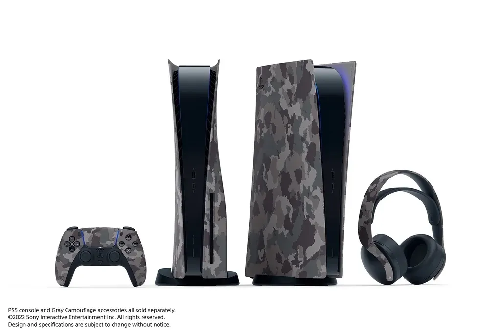 PS5 配件全新配色「深灰迷彩」公佈