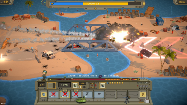 激烈競爭的戰略遊戲《小兵大戰》於10.12在主機平台發布， 在像素大戰中盡情蹂躪吧！