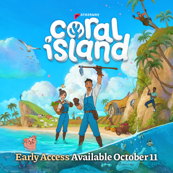 模擬經營新作《珊瑚島》10月11日Steam開啟搶先體驗