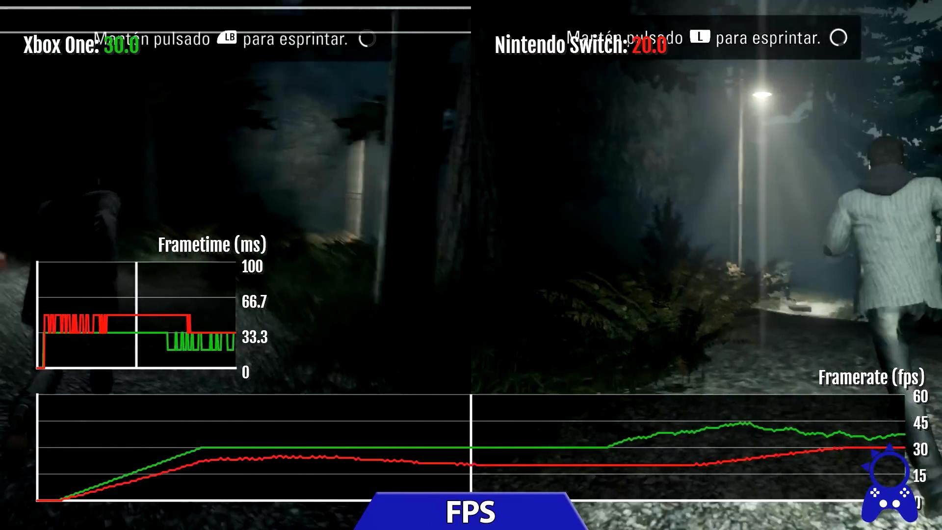 《心靈殺手》Xbox和Switch畫面對比：經常掉至20幀
