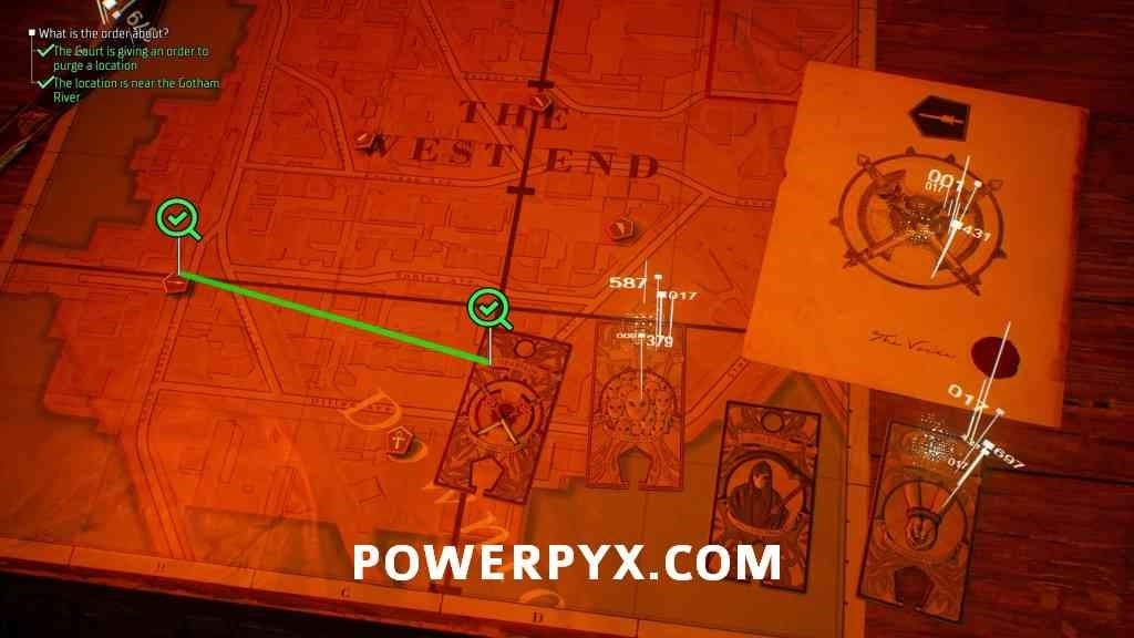 《高譚騎士》貓頭鷹之巢地圖謎題解法 貓頭鷹法庭地圖命令是什麼