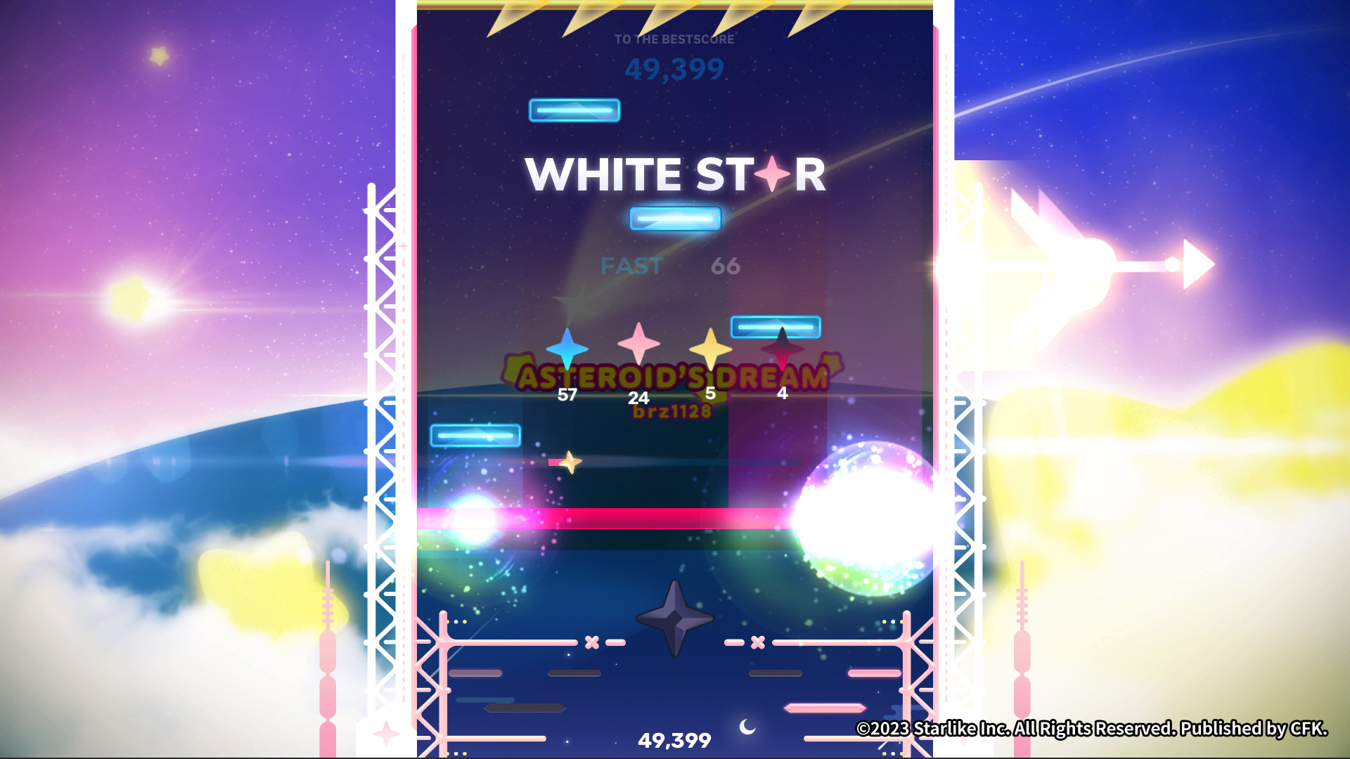 音樂節奏遊戲《Sixtar Gate STARTRAIL》NS版 明年3月發售