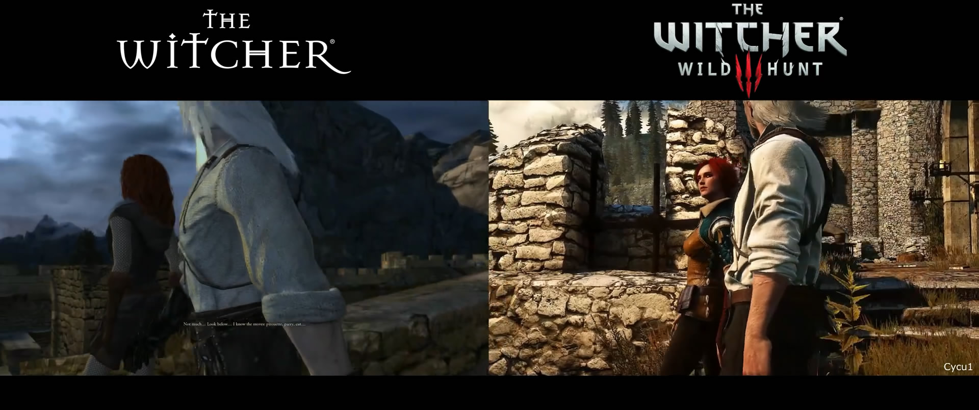 提升巨大粉絲《巫師》重製項目vs原版遊戲 畫面對比