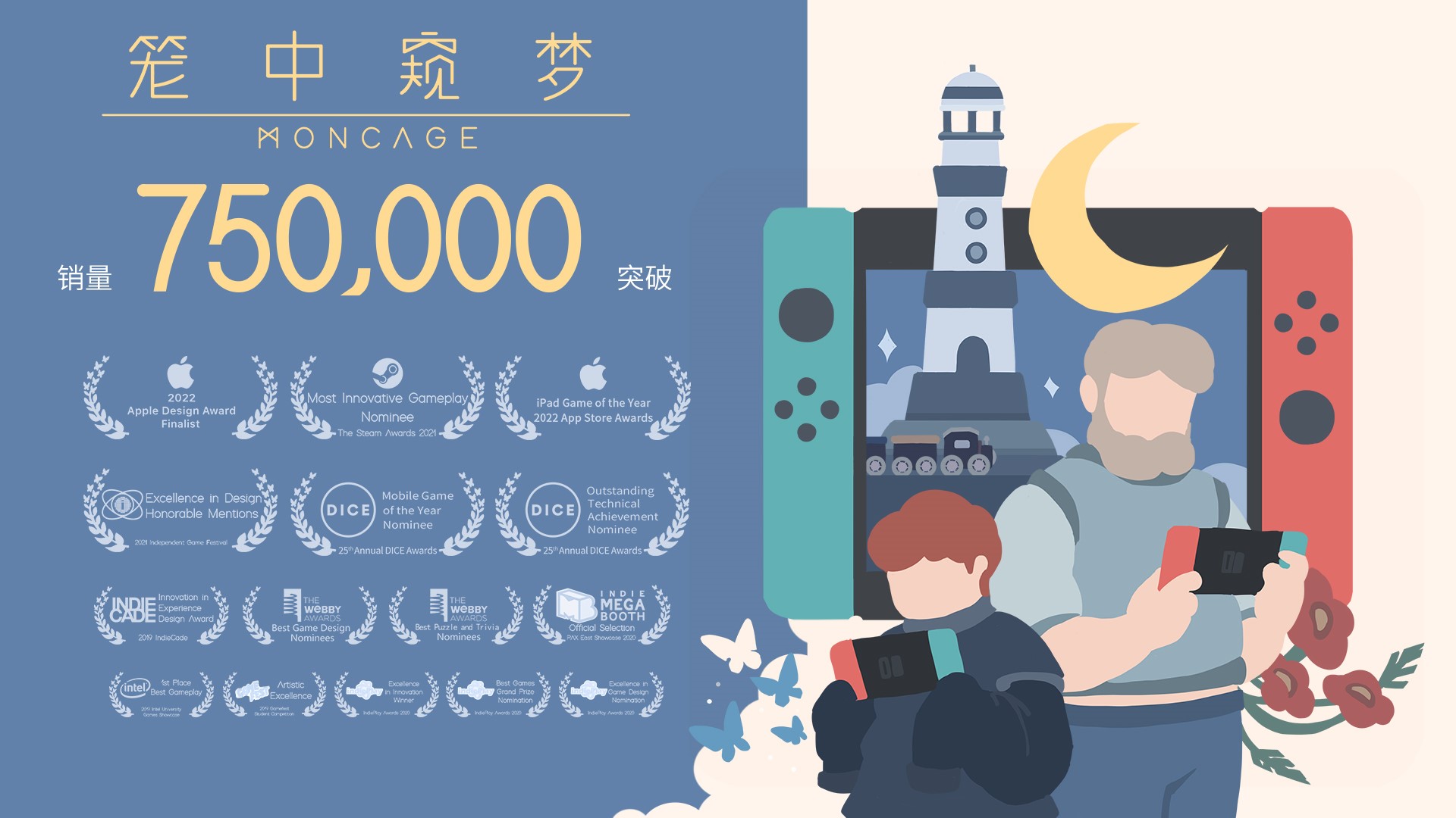 《籠中窺夢》榮獲App Store年度iPad遊戲大獎