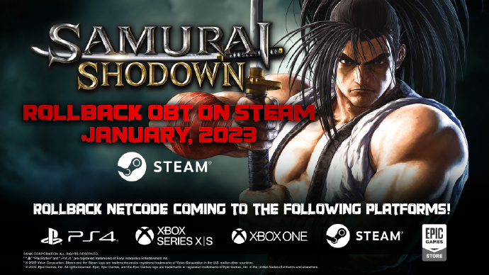《侍魂曉》PC版將於2023年1月開啟回滾式網絡代碼公測